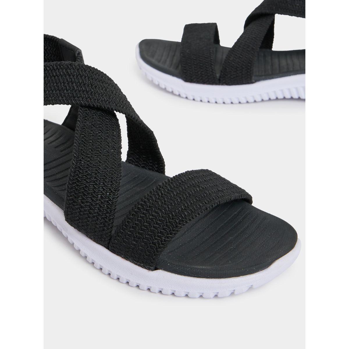 Styli Cross Strap Comfort Sandals-women-shoes-sandals-flats-image-3