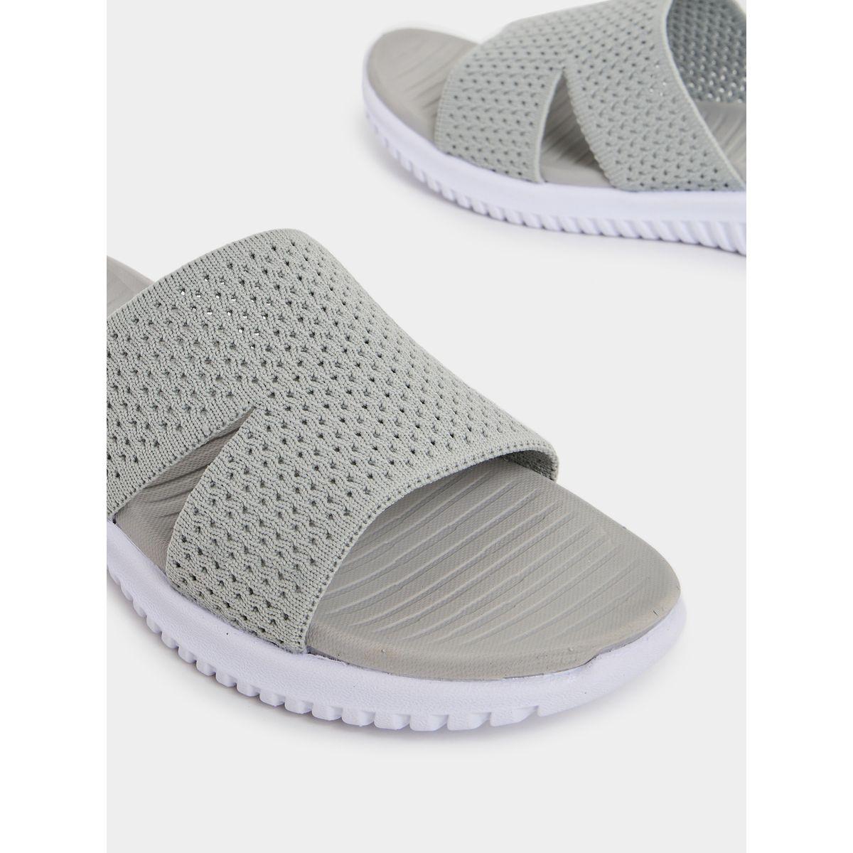 Styli Knitted Comfort Sandals-women-shoes-sandals-flats-image-3