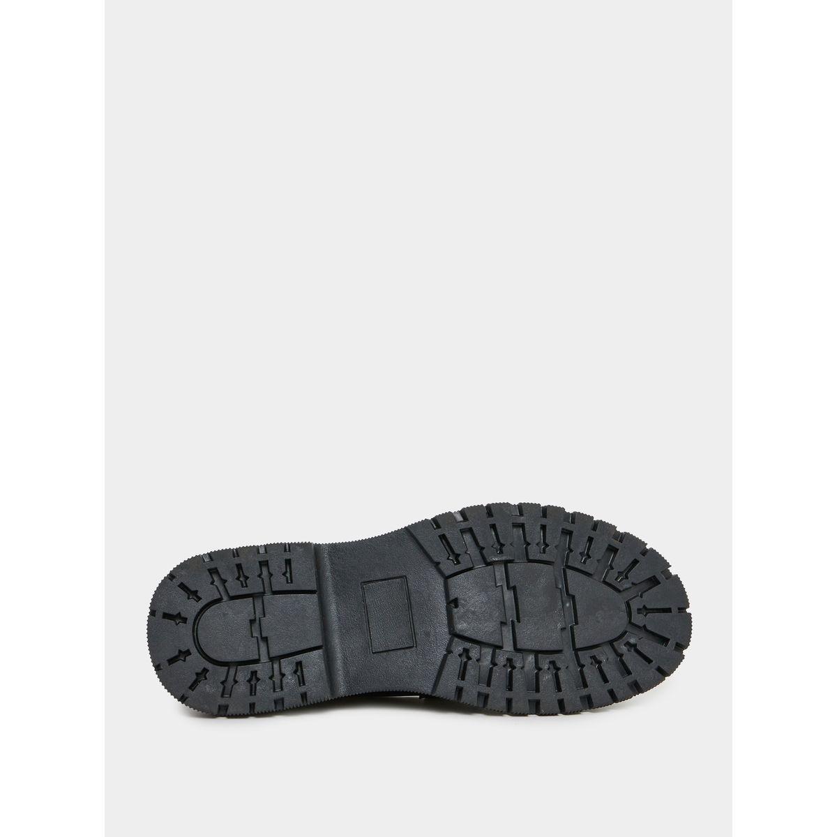 Styli Chain Detail Leather Look Loafers-women-shoes-flats-loafers-image-6