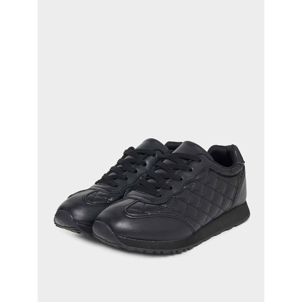 Styli Quilted Look Lace-Up Shoes-women-shoes-loafersandmoccasins-image-2
