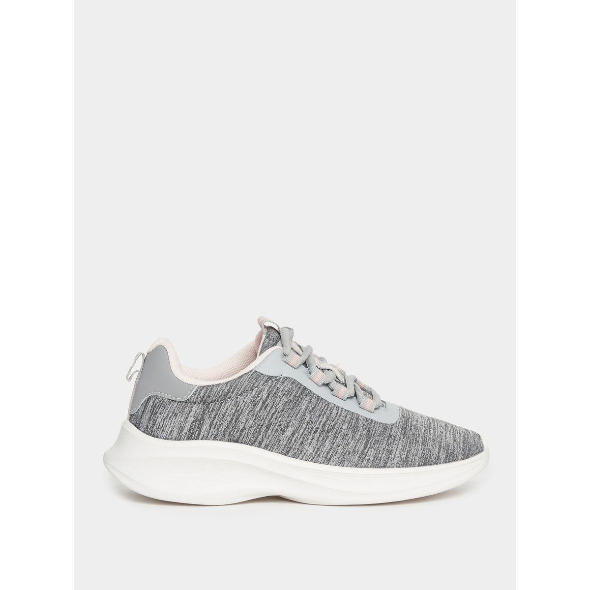 Styli Solid Lace-Up Sneakers-women-shoes-sneakers-image-1