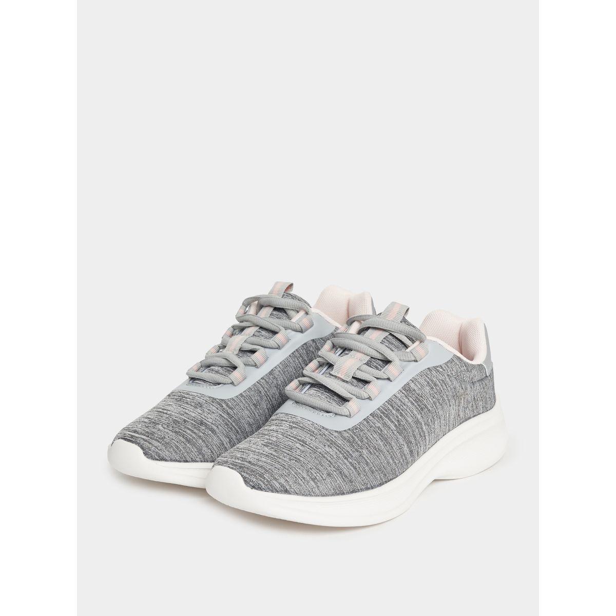 Styli Solid Lace-Up Sneakers-women-shoes-sneakers-image-2
