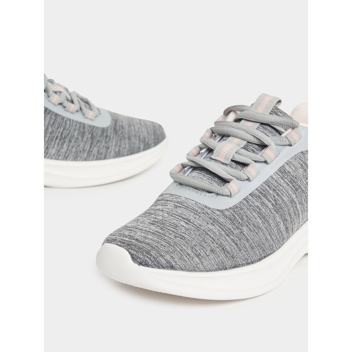 Styli Solid Lace-Up Sneakers-women-shoes-sneakers-image-3