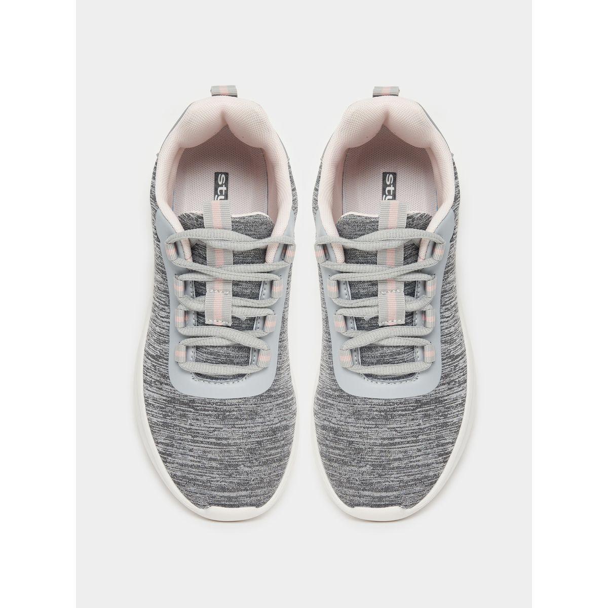 Styli Solid Lace-Up Sneakers-women-shoes-sneakers-image-5
