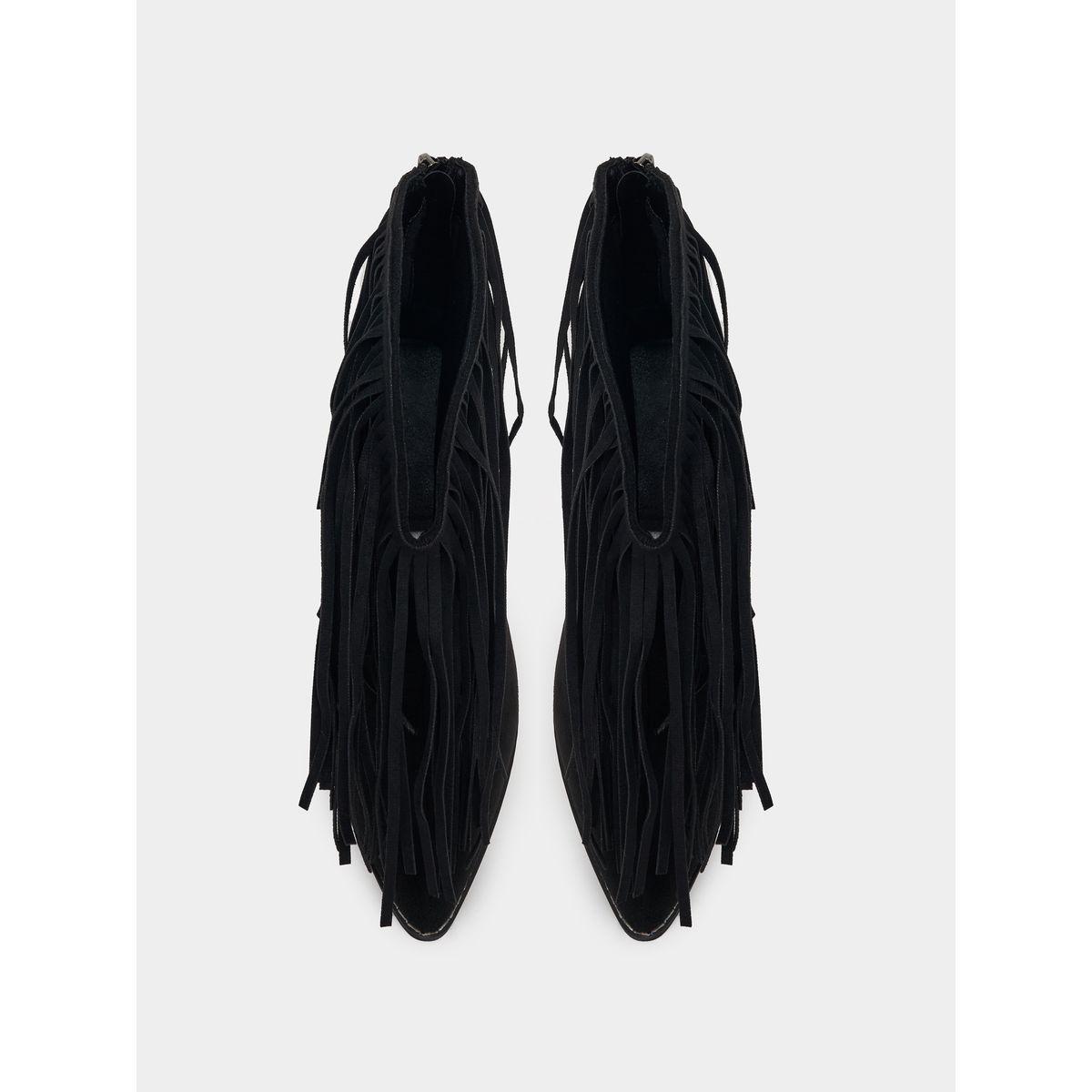 Styli Suede Look Tassle Accent Chelsea Boots-women-shoes-boots-image-6