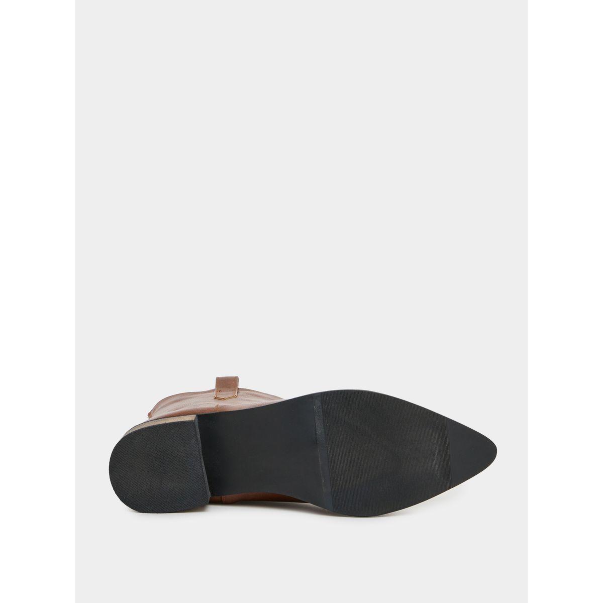 Styli Retro Cowboy Design Zip Ankle Boots-women-shoes-boots-image-6