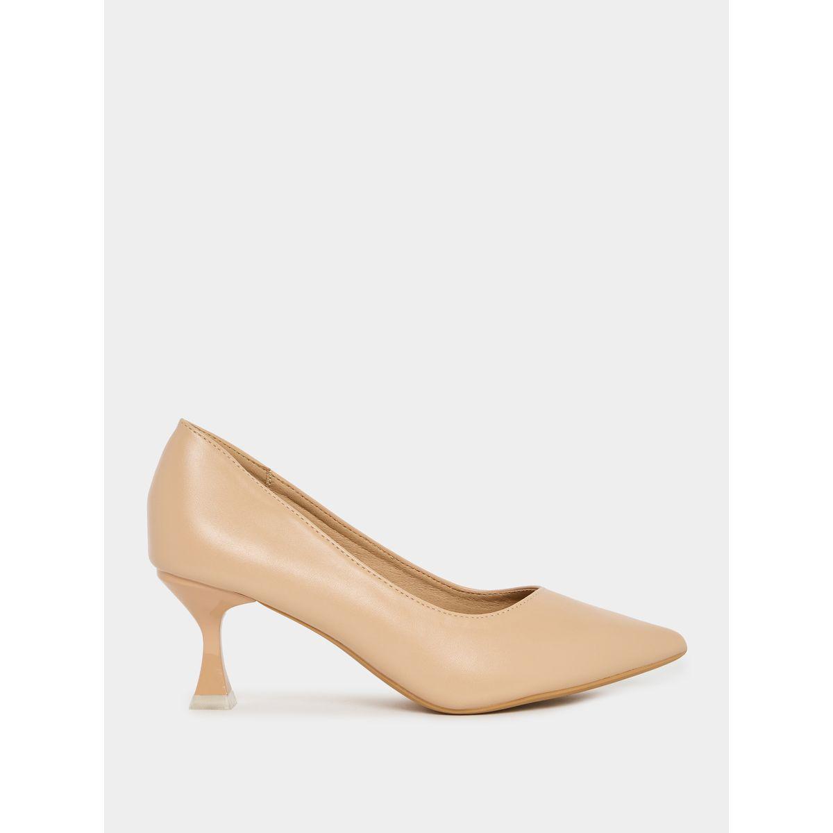 Styli Pointed Toe Kitten Heel Pumps-women-shoes-heels-image-1