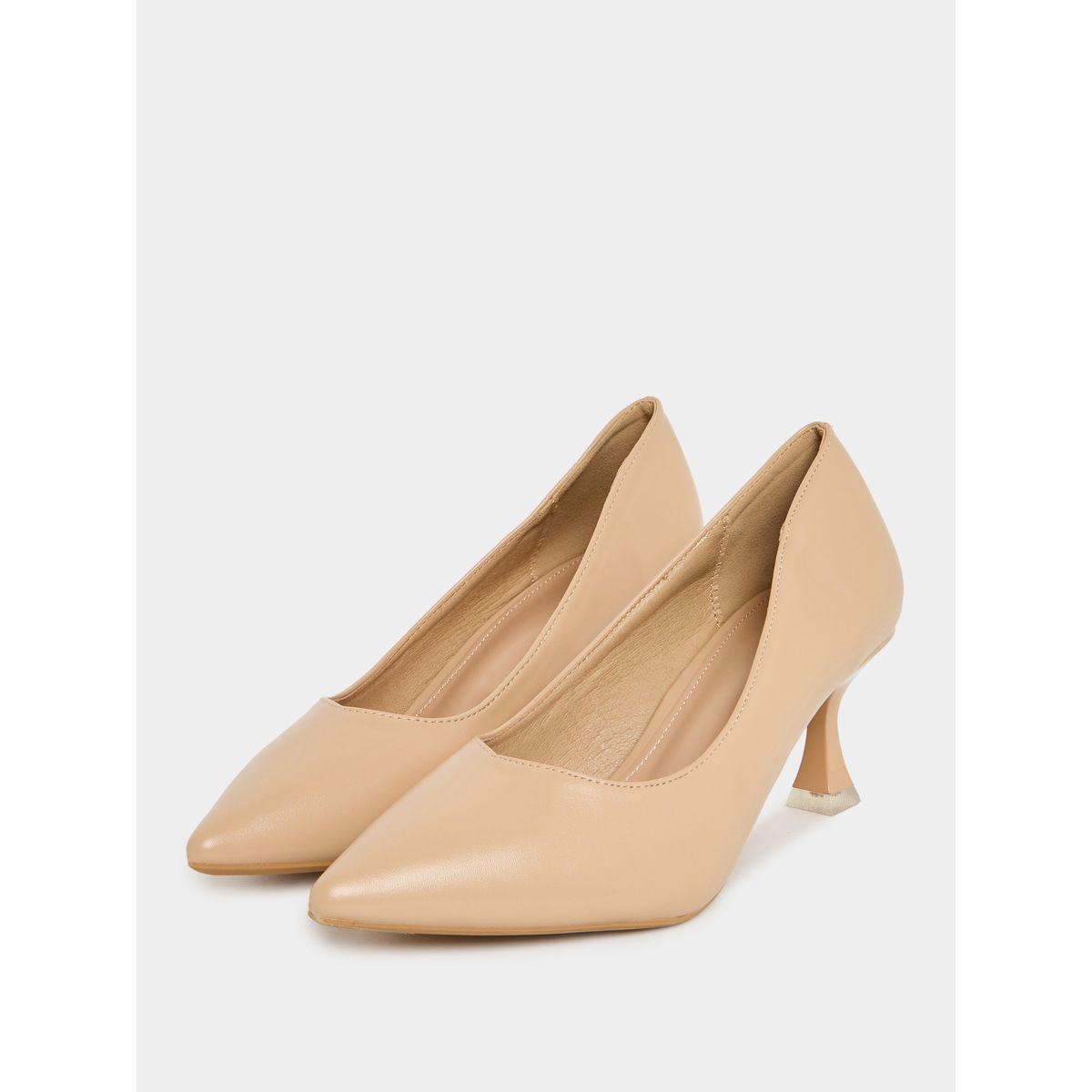 Styli Pointed Toe Kitten Heel Pumps-women-shoes-heels-image-2
