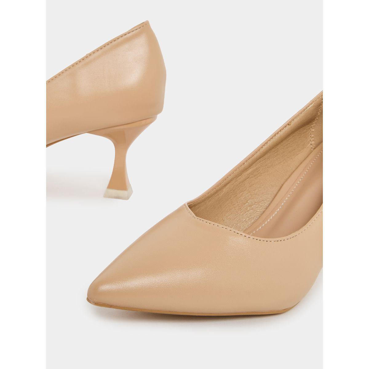 Styli Pointed Toe Kitten Heel Pumps-women-shoes-heels-image-3