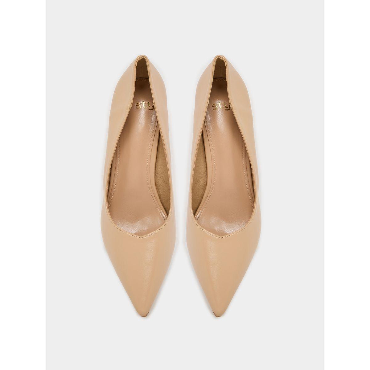Styli Pointed Toe Kitten Heel Pumps-women-shoes-heels-image-5