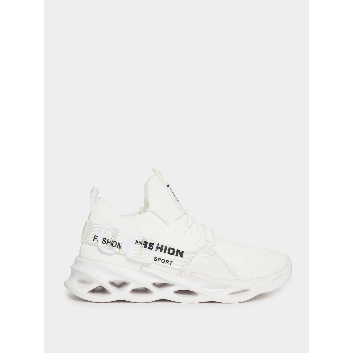 Styli Spiral Sole Design Lace-Up Sneakers-women-shoes-sneakers-image-1