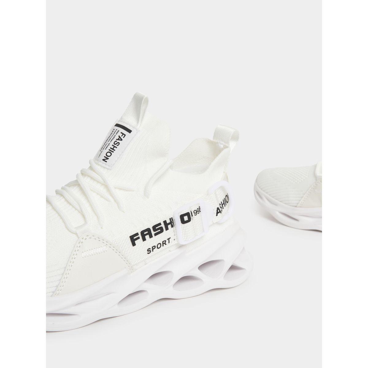 Styli Spiral Sole Design Lace-Up Sneakers-women-shoes-sneakers-image-3