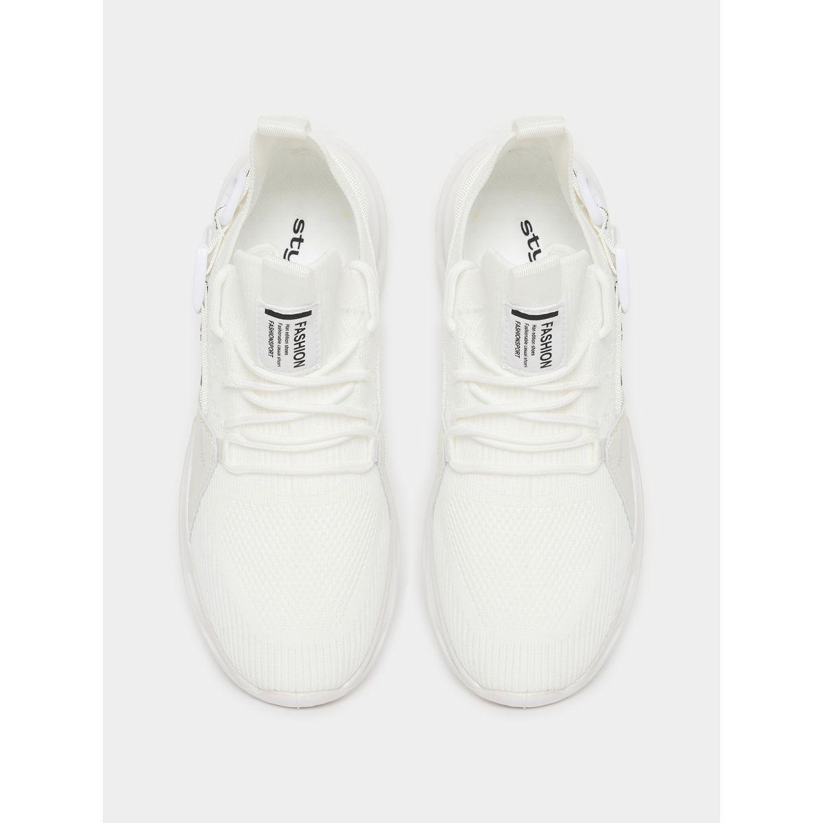Styli Spiral Sole Design Lace-Up Sneakers-women-shoes-sneakers-image-5