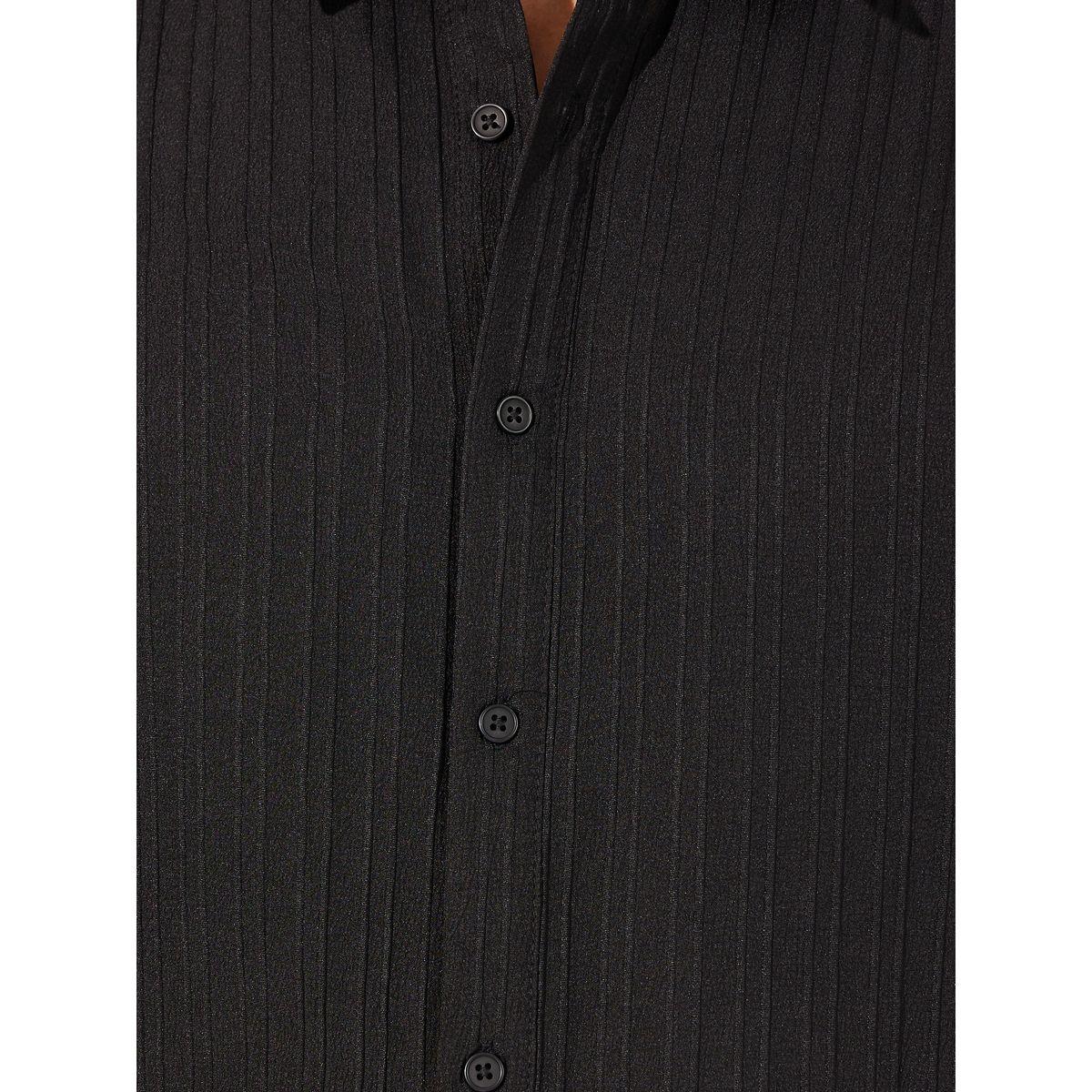 Styli Textured Relaxed Fit Shirt with Button Placket-men-clothing-shirts-image-3