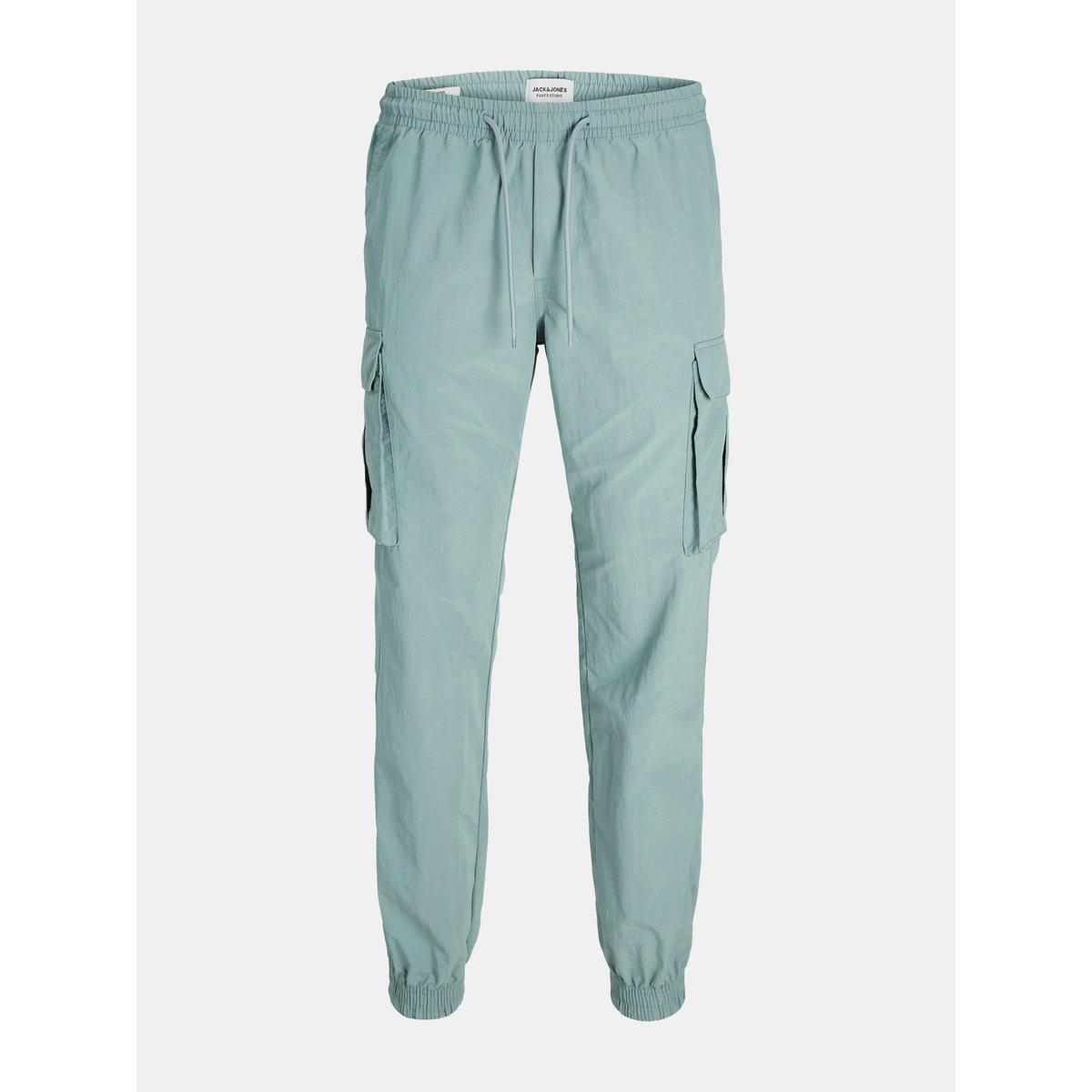 Jack & Jones Solid Elastic Cuffed Tech Cargo Pants-men-clothing-bottoms-trousersandchinos-trousers-image-1