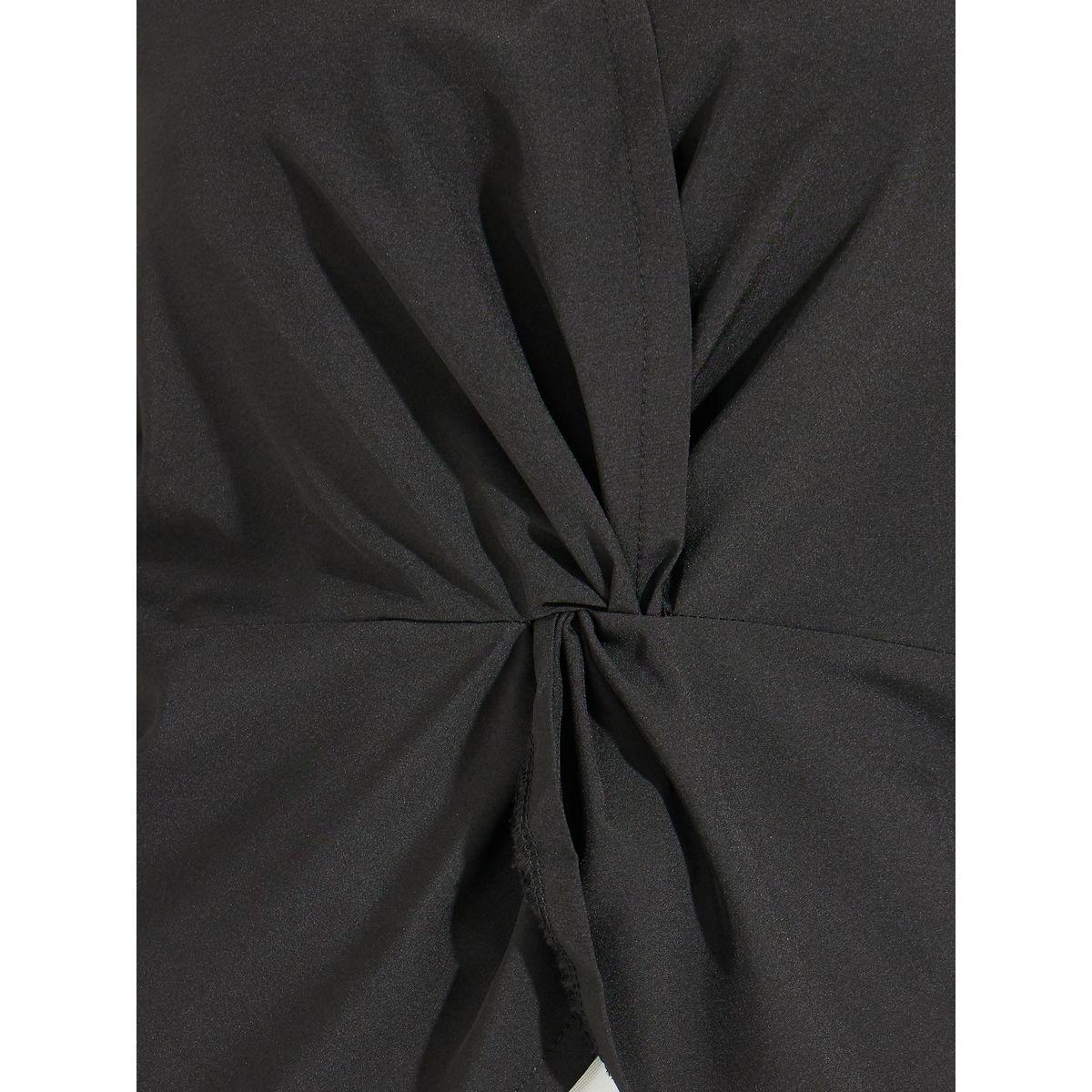 بلوزة سادة بتفاصيل ملفوفة واكمام طويلة-women-clothing-shirtsandblouses-shirts-image-2