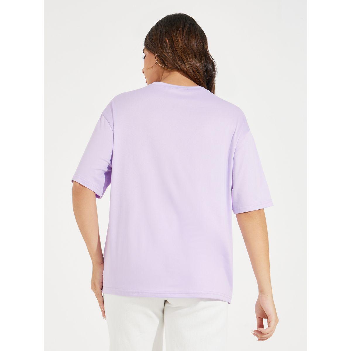 Styli Oversized Smile Slogan Print T-Shirt-women-clothing-tshirts-image-6