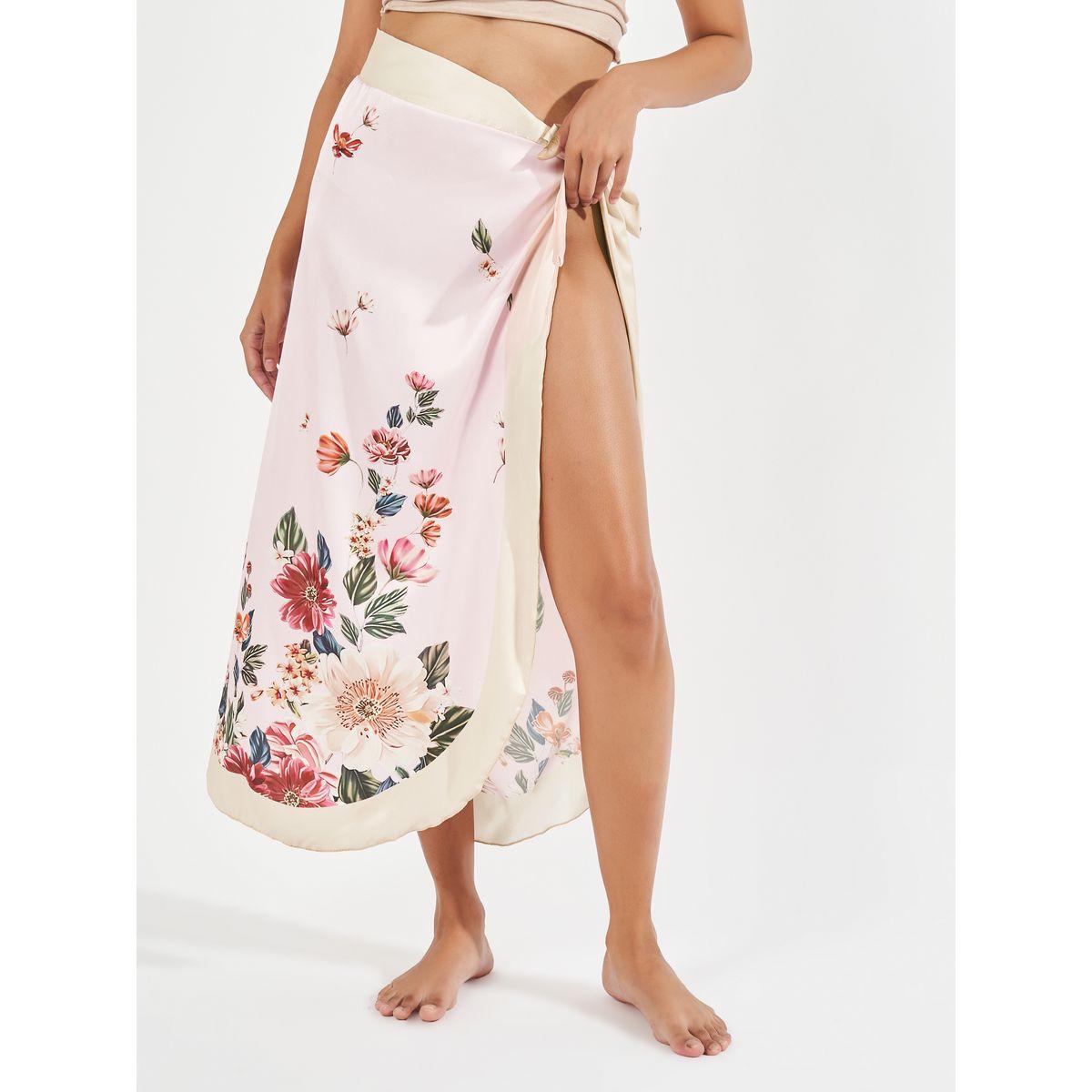 Styli Tie-Up Floral Print Sarong-women-winterwear-scarves-image-1
