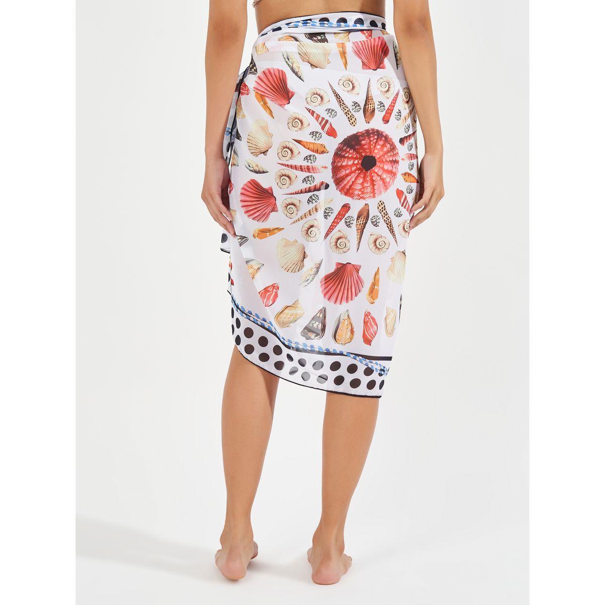 Styli Polka Dot Aquatic Print Sarong-women-winterwear-scarves-image-3