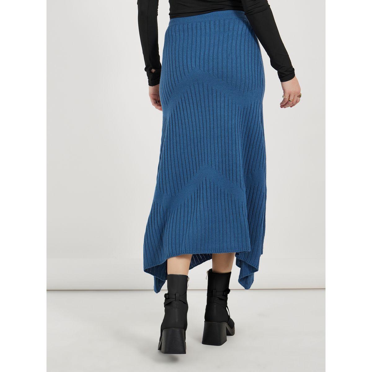 تنورة ميدي محبوكة بحافة غير متماثلة الطول-women-clothing-bottoms-skirts-image-4