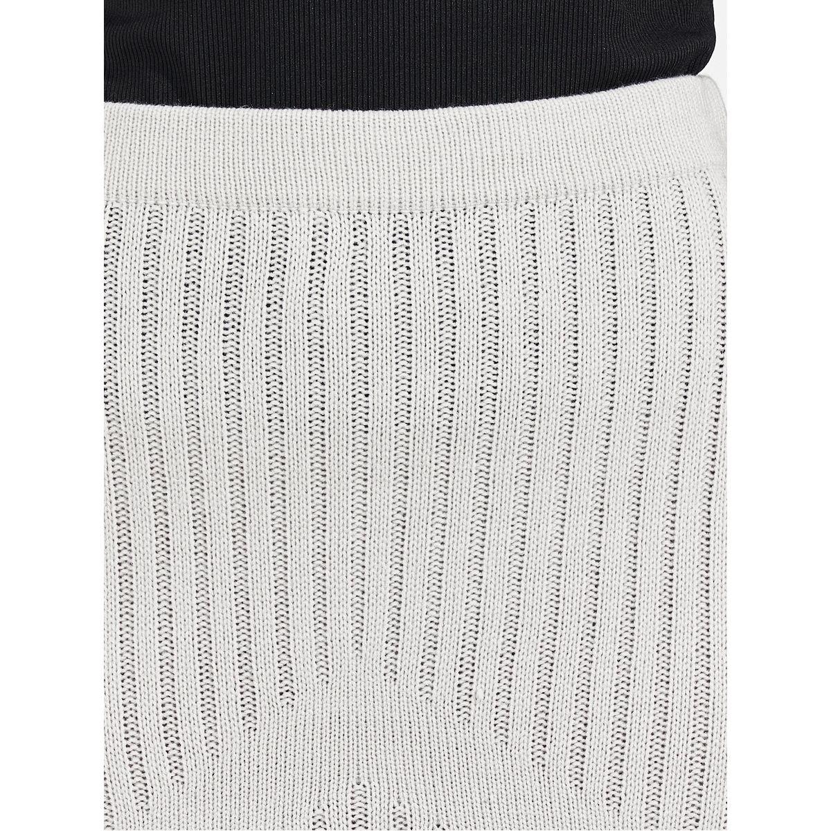 Styli Textured Knit Asymmetric Hem Midi Skirt-women-clothing-bottoms-skirts-image-3