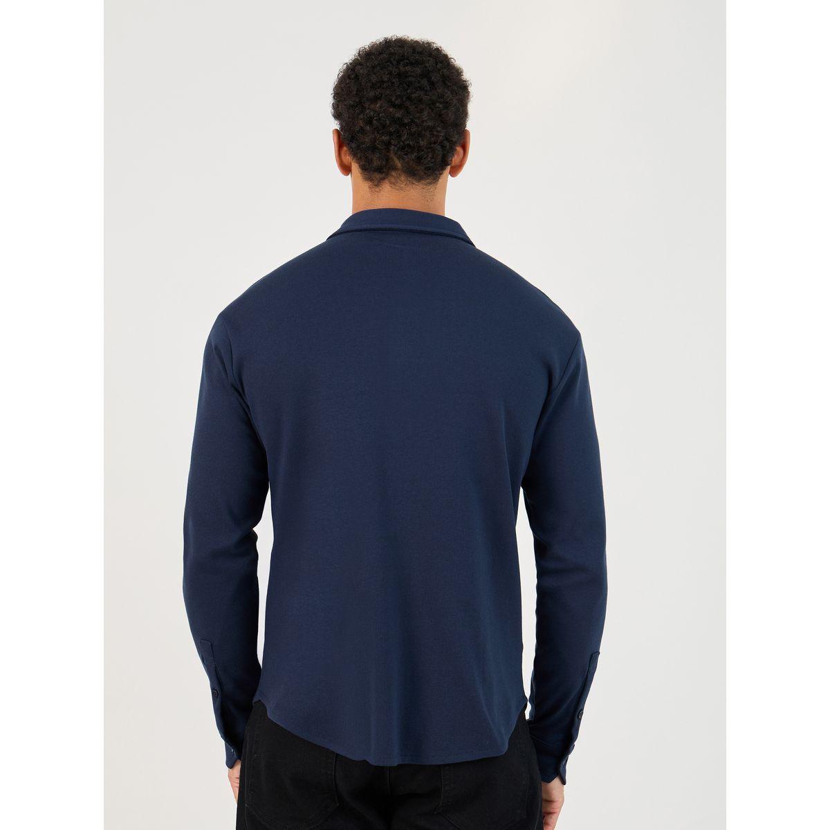 Styli Regular Fit Interlock Knit Shirt-men-clothing-shirts-image-4