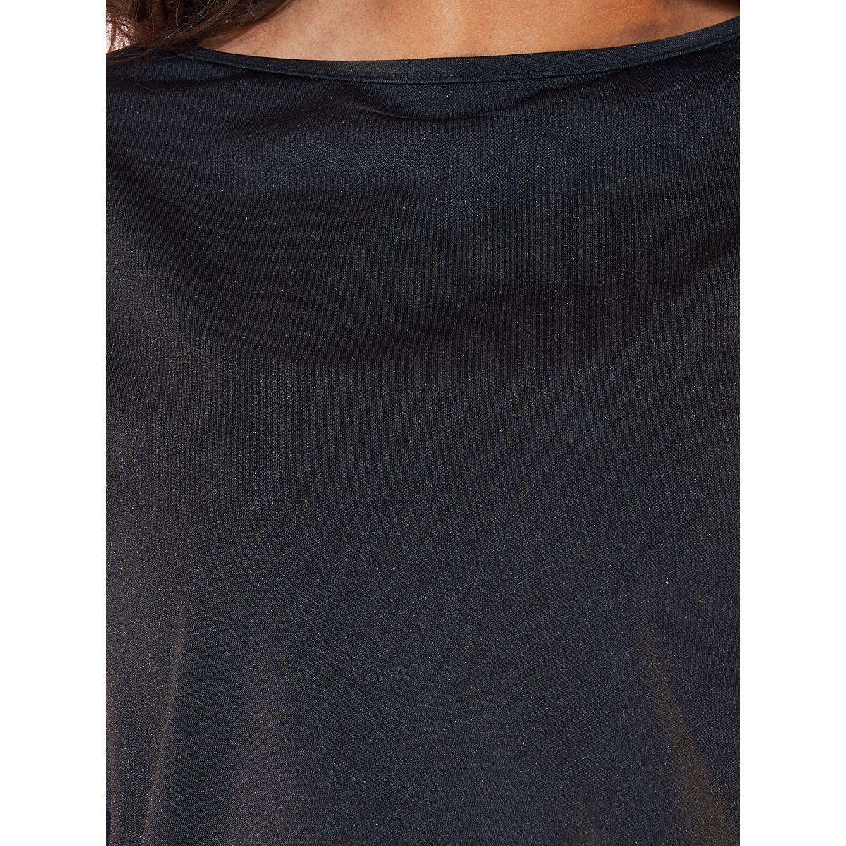 طقم منسق من بنطال مع بلوزة سادة بأكتاف منخفضة-women-clothing-coordsets-image-3