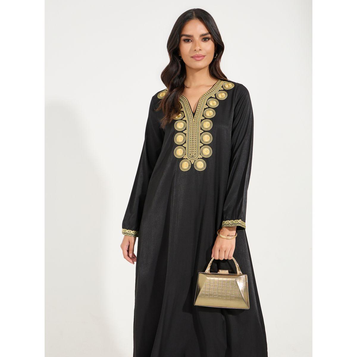 جلابية بتفاصيل مُطرّزة وأكمام طويلة-women-arabicclothing-jalabiyas-image-4
