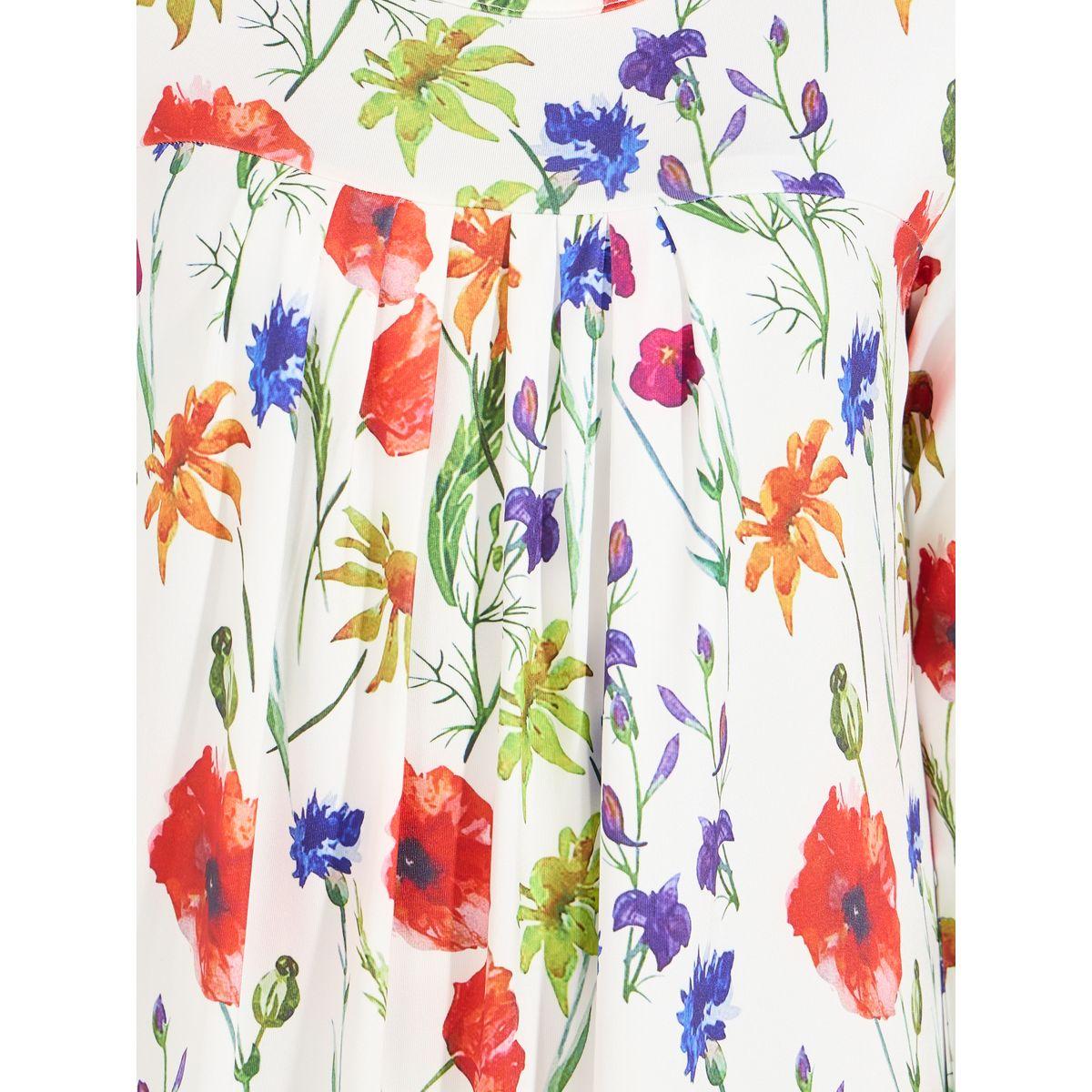 Styli Floral Print Scoop Neck Midi Dress-women-clothing-dresses-image-3
