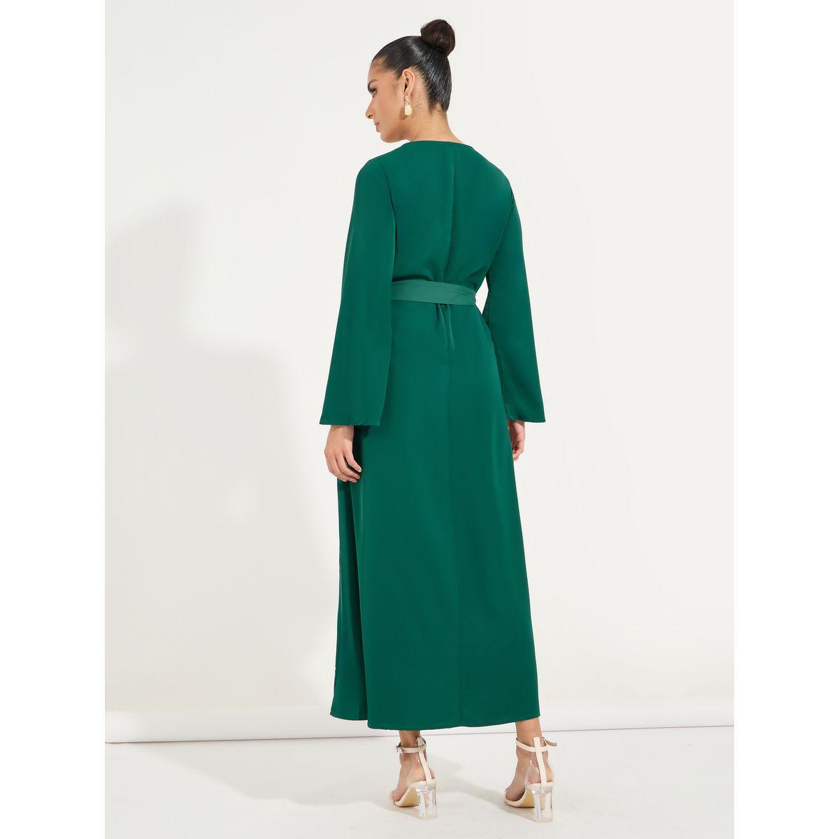 فستان بتصميم جلابية وتفاصيل مُطرّزة-women-arabicclothing-jalabiyas-image-6