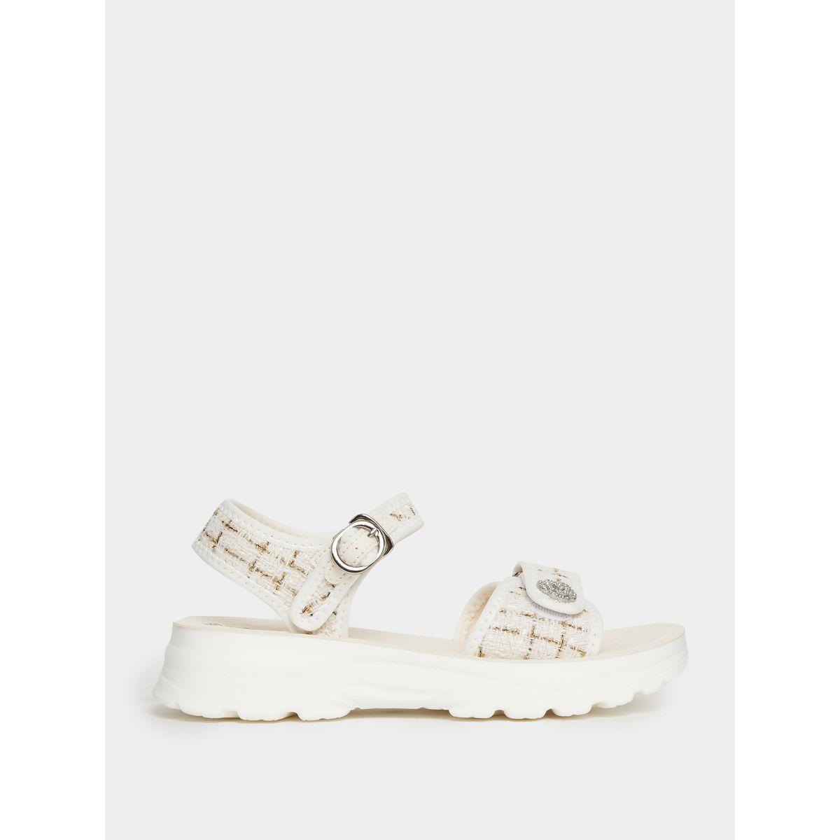Styli Tweed Ankle Strap Comfort Sandals-women-shoes-sandals-flats-image-1