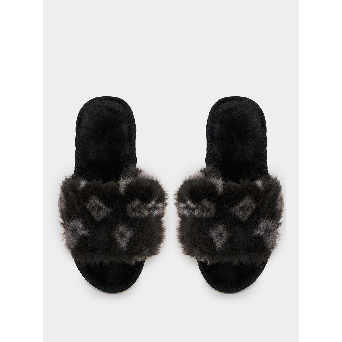 Styli Faux Fur Bedroom Slippers-women-shoes-bedroomslippers-image-5