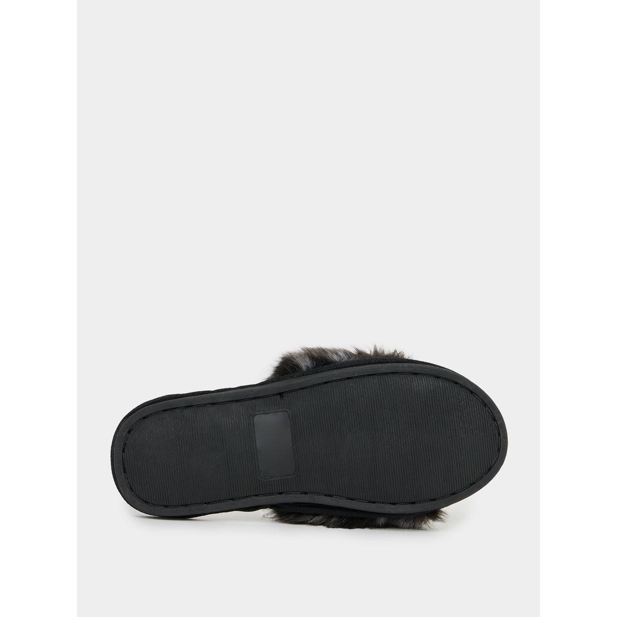 شبشب غرفة نوم مزين بفرو صناعي-women-shoes-bedroomslippers-image-6