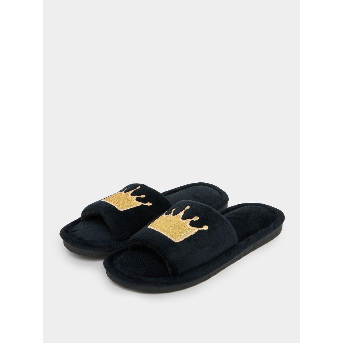 Styli Glitter Crown Bedroom Slippers-women-shoes-bedroomslippers-image-2