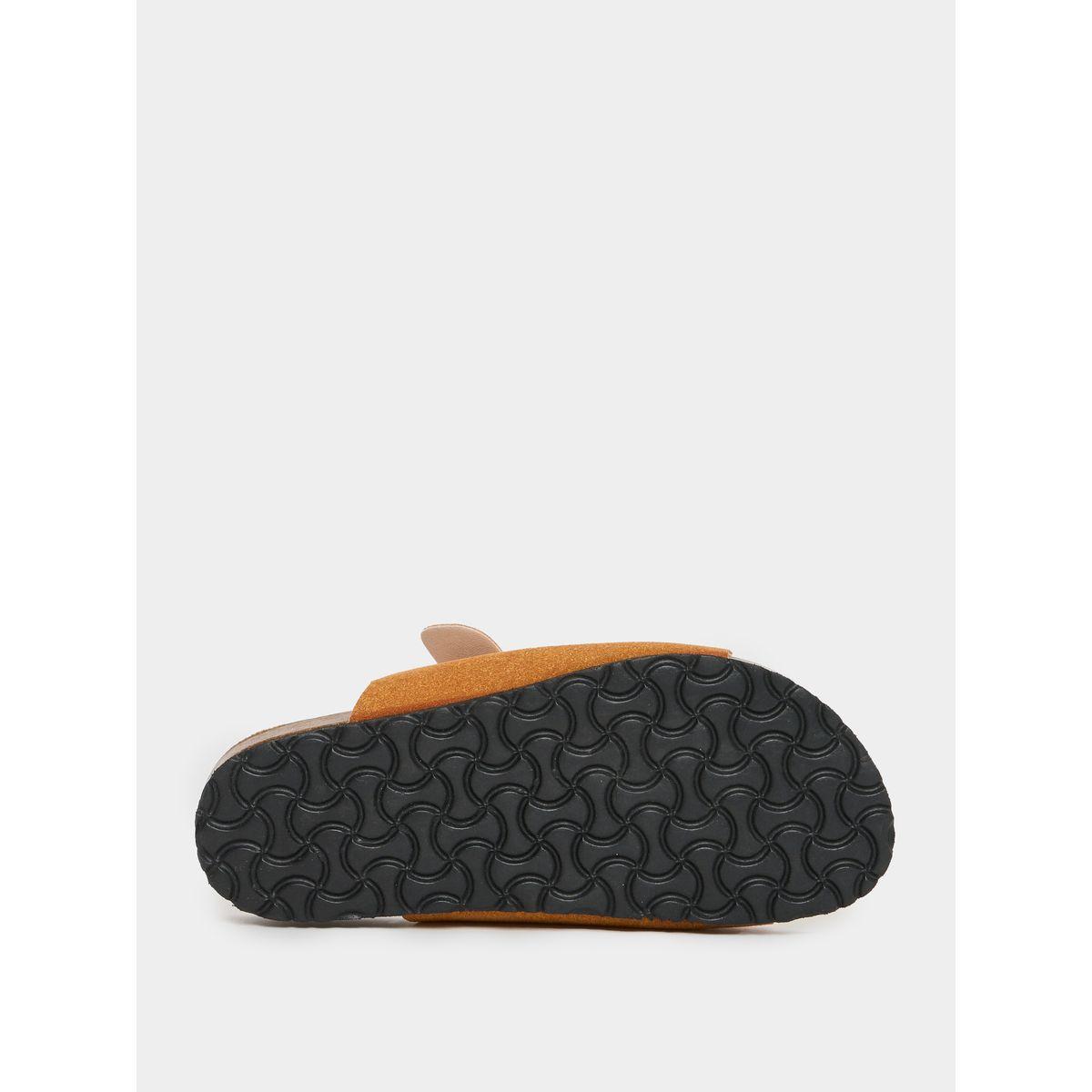 Styli Suede Look Soft Footbed Sandals-women-shoes-sandals-flats-image-6