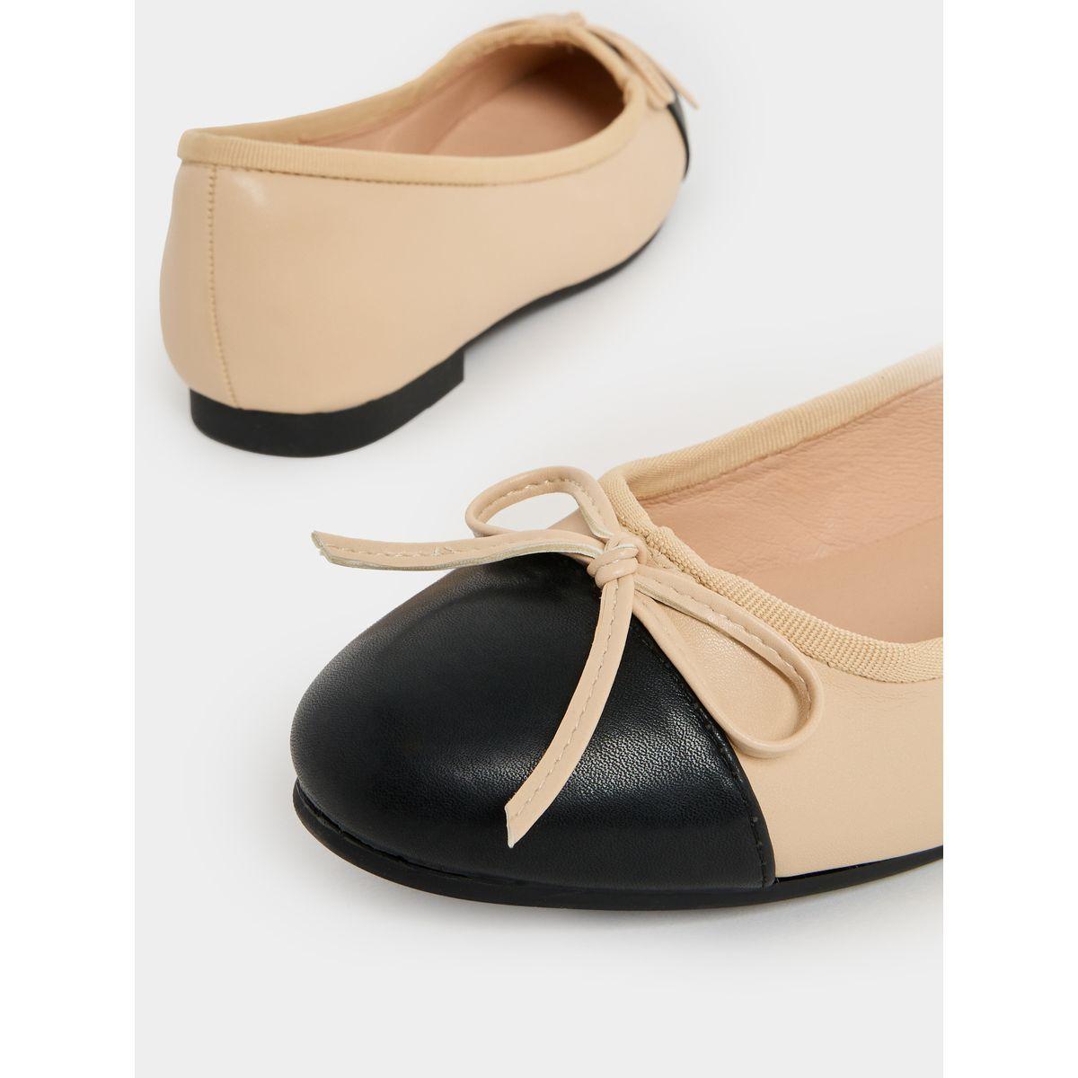 حذاء باليرينا مزين بربطة فيونكة-women-shoes-loafersandmoccasins-image-3