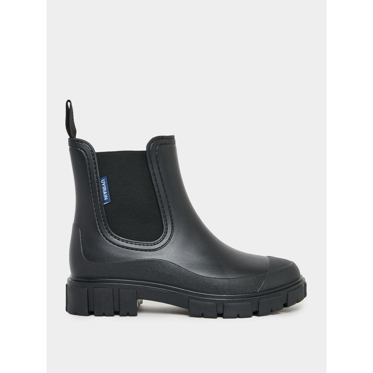 Styli Solid Pull On Chelsea Boots-women-shoes-boots-image-1