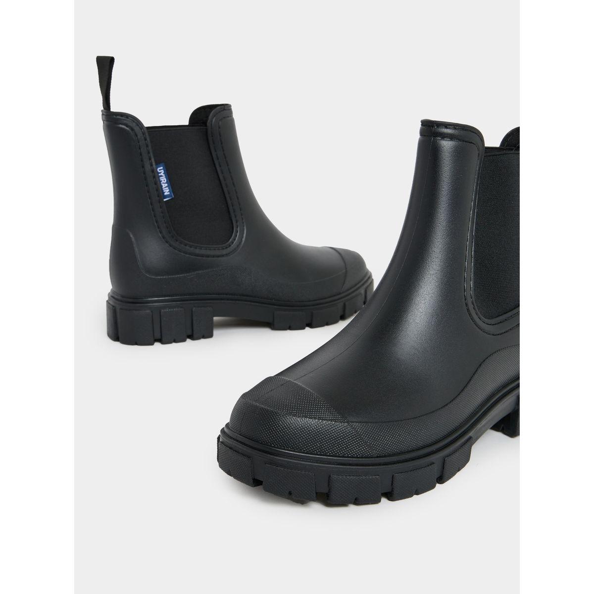 Styli Solid Pull On Chelsea Boots-women-shoes-boots-image-3