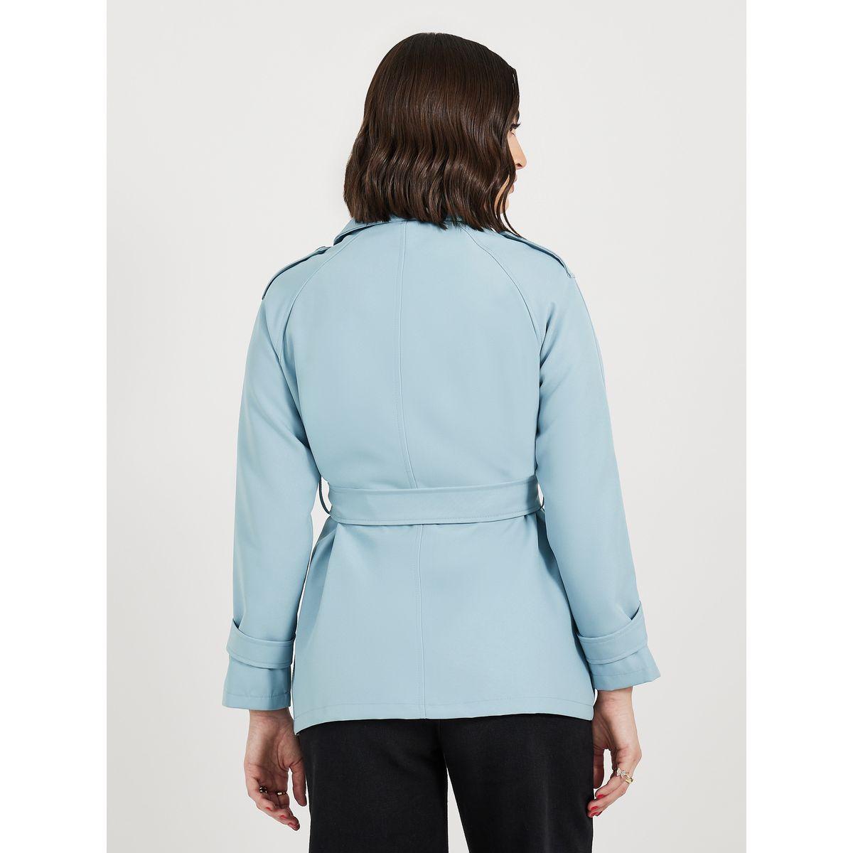 جاكيت ترنش بقصة عادية وحزام-women-winterwear-coatsandjackets-jackets-image-4