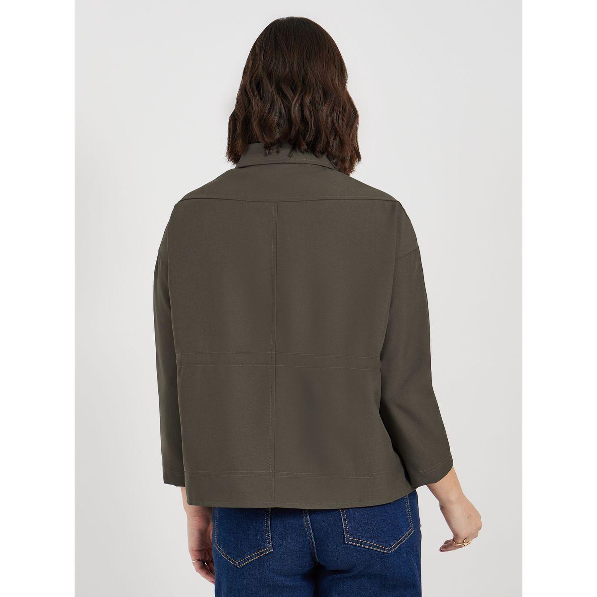 Styli Oversized Longline Utility Shacket-women-winterwear-coatsandjackets-jackets-image-5