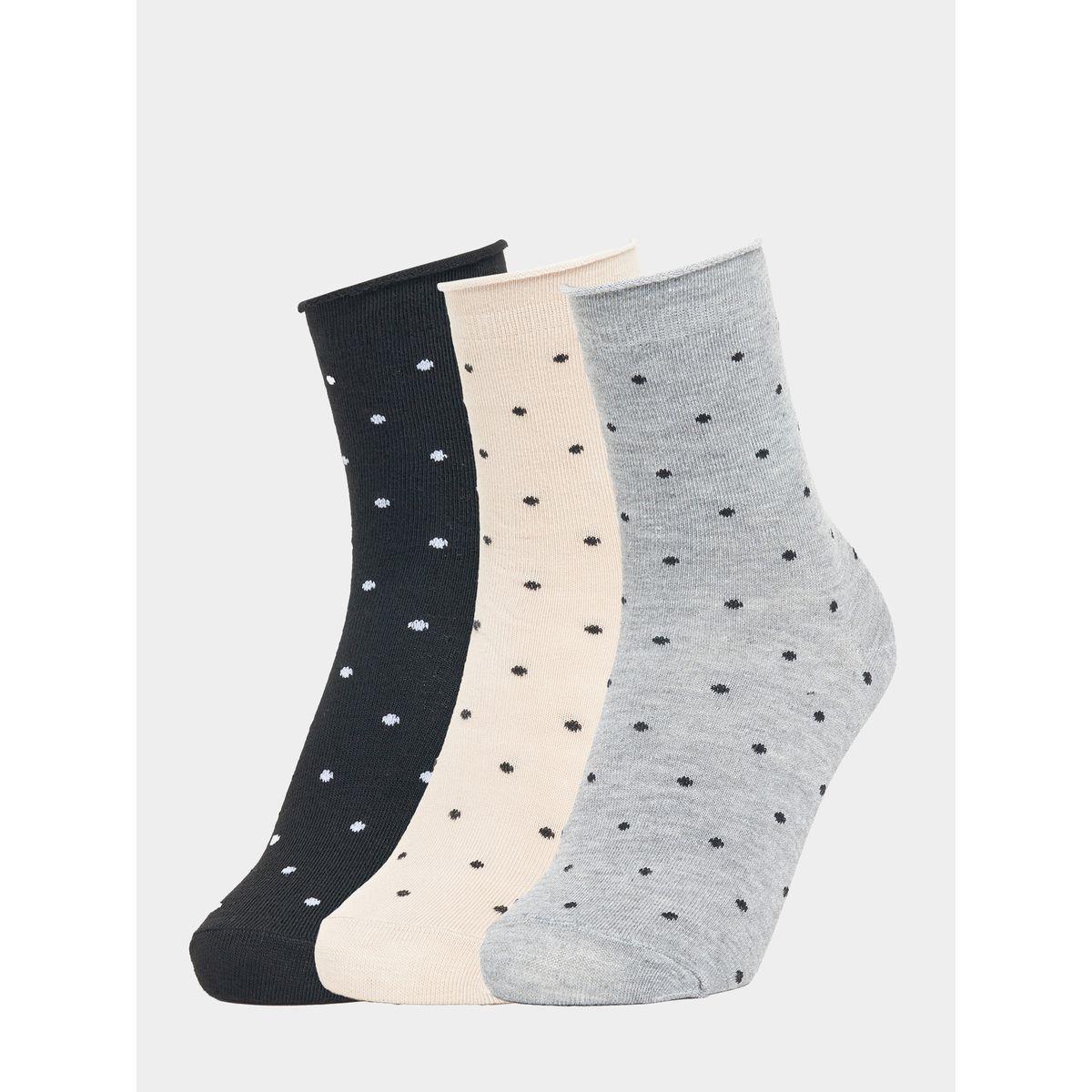 Styli Pack of 3 - Polka Dot Socks-women-socksandstockings-image-1