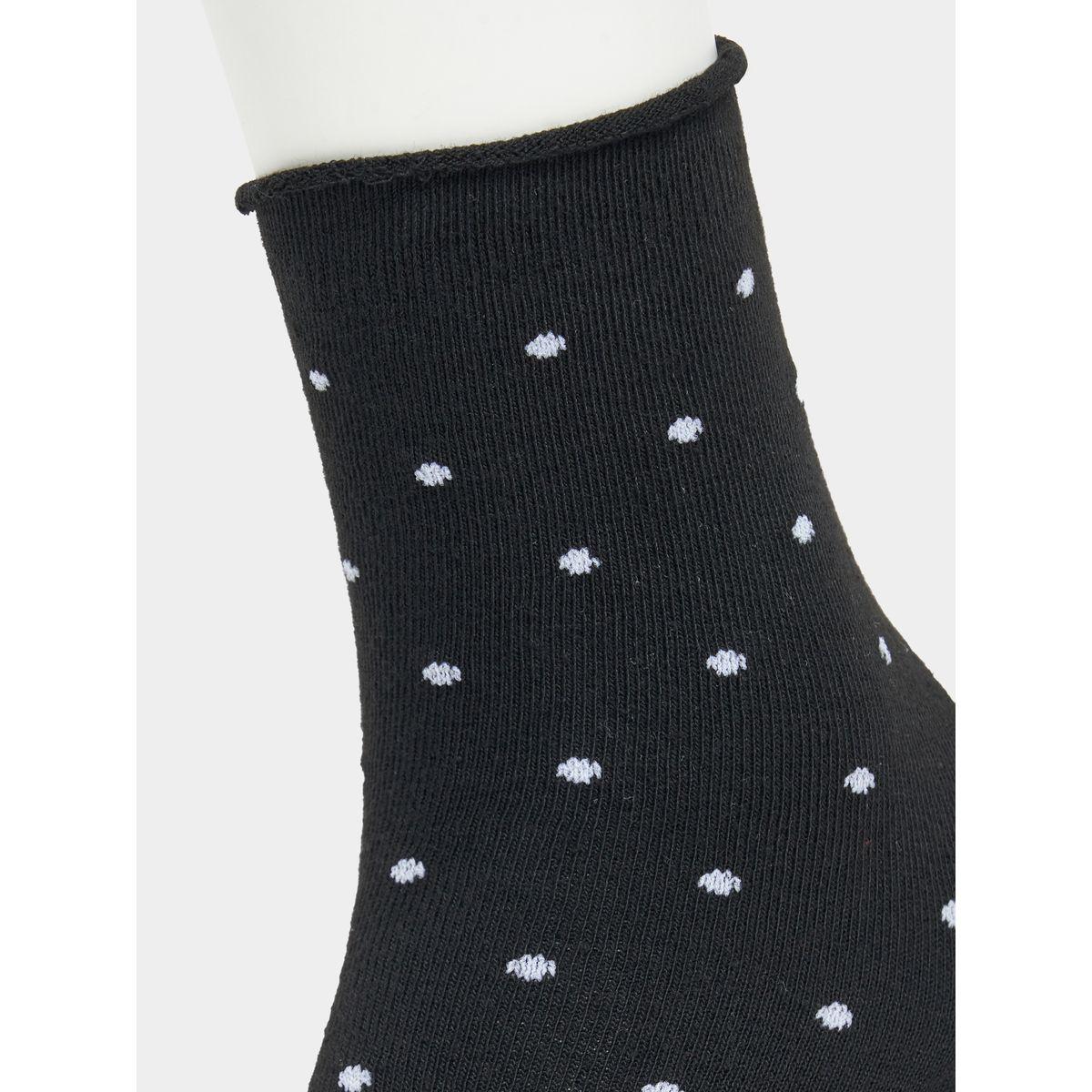 مجموعة من 3 جوارب بطبعة نقاط بولكا-women-socksandstockings-image-3