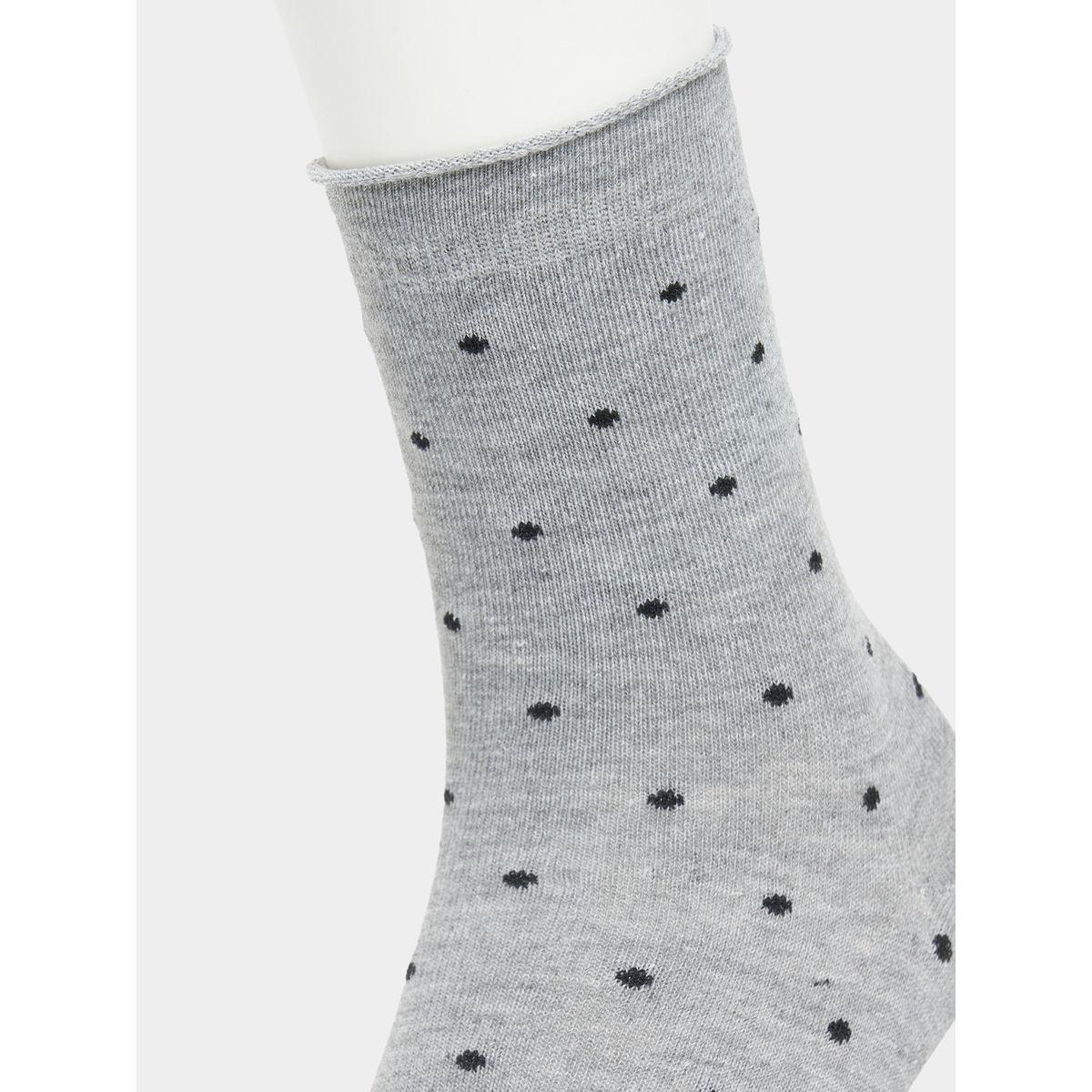 مجموعة من 3 جوارب بطبعة نقاط بولكا-women-socksandstockings-image-7