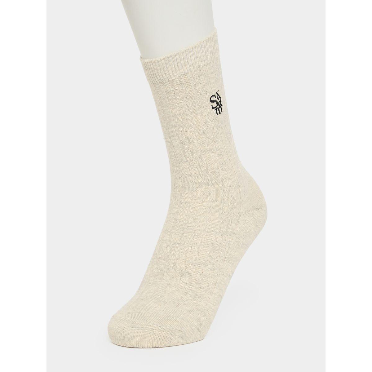 Styli Pack of 4 - Plain Crew Length Socks-women-socksandstockings-image-2