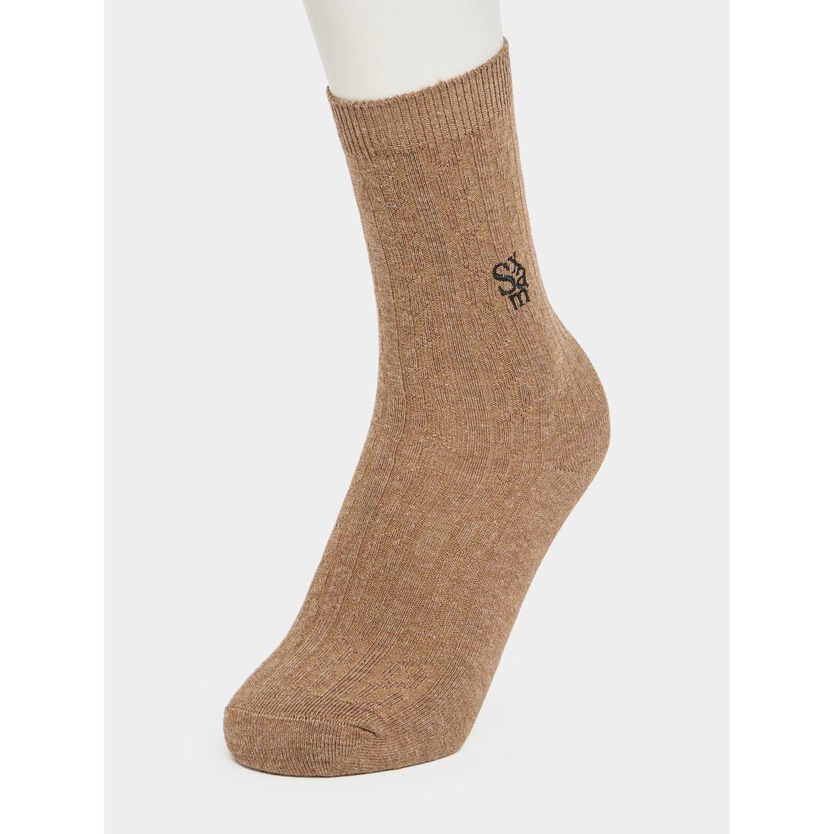 Styli Pack of 4 - Plain Crew Length Socks-women-socksandstockings-image-4