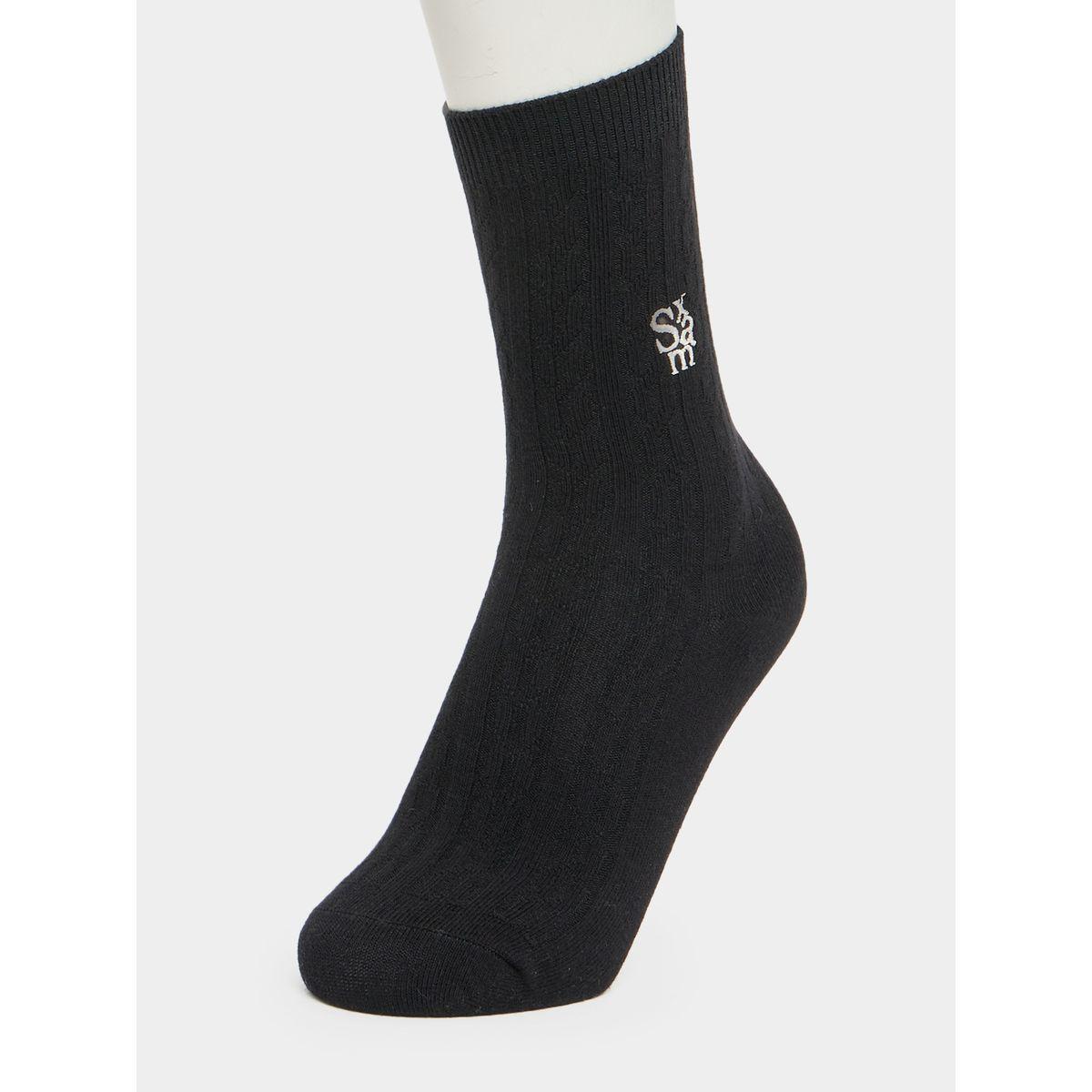 Styli Pack of 4 - Plain Crew Length Socks-women-socksandstockings-image-8
