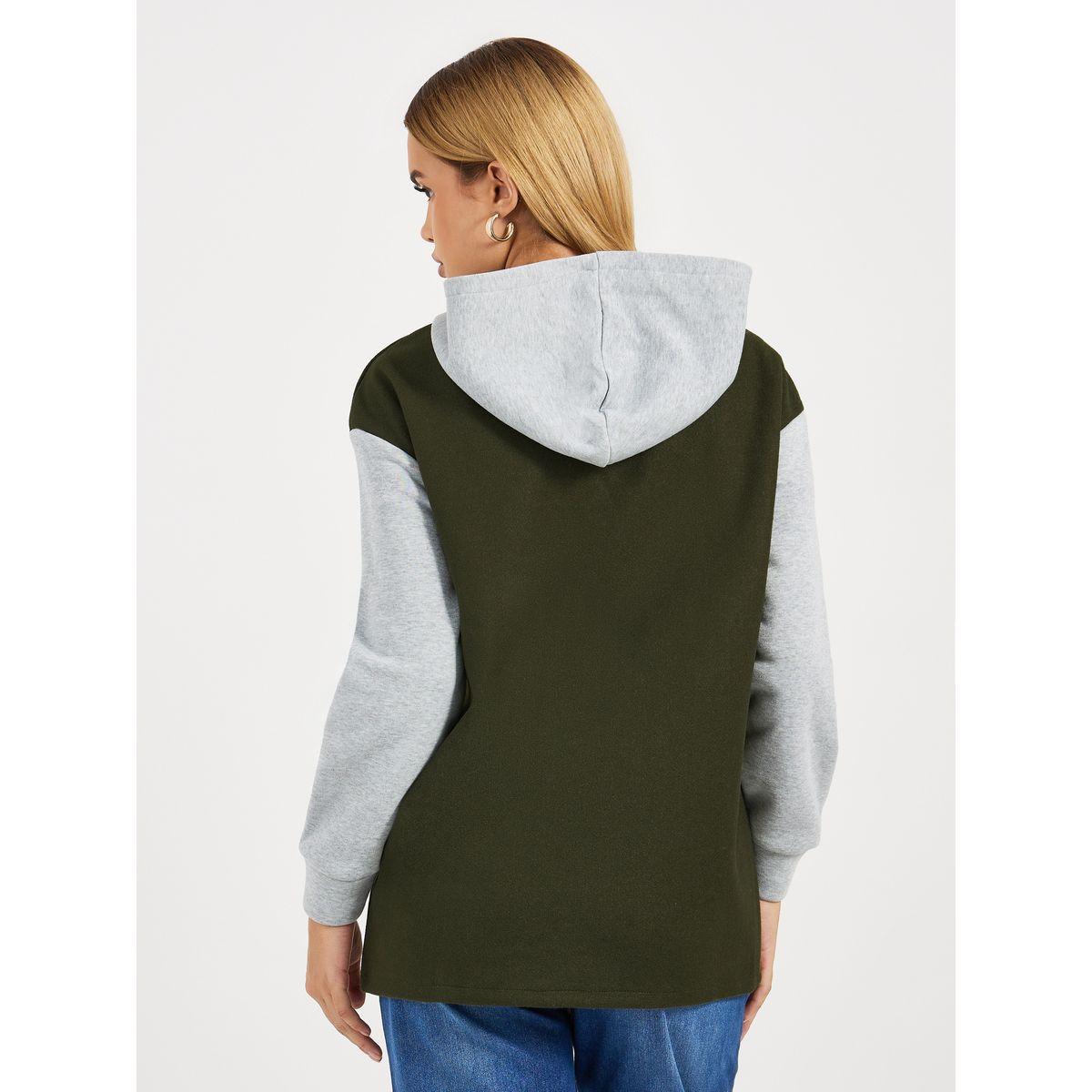 Styli Oversized Longline Color Block Shacket-women-winterwear-coatsandjackets-jackets-image-5