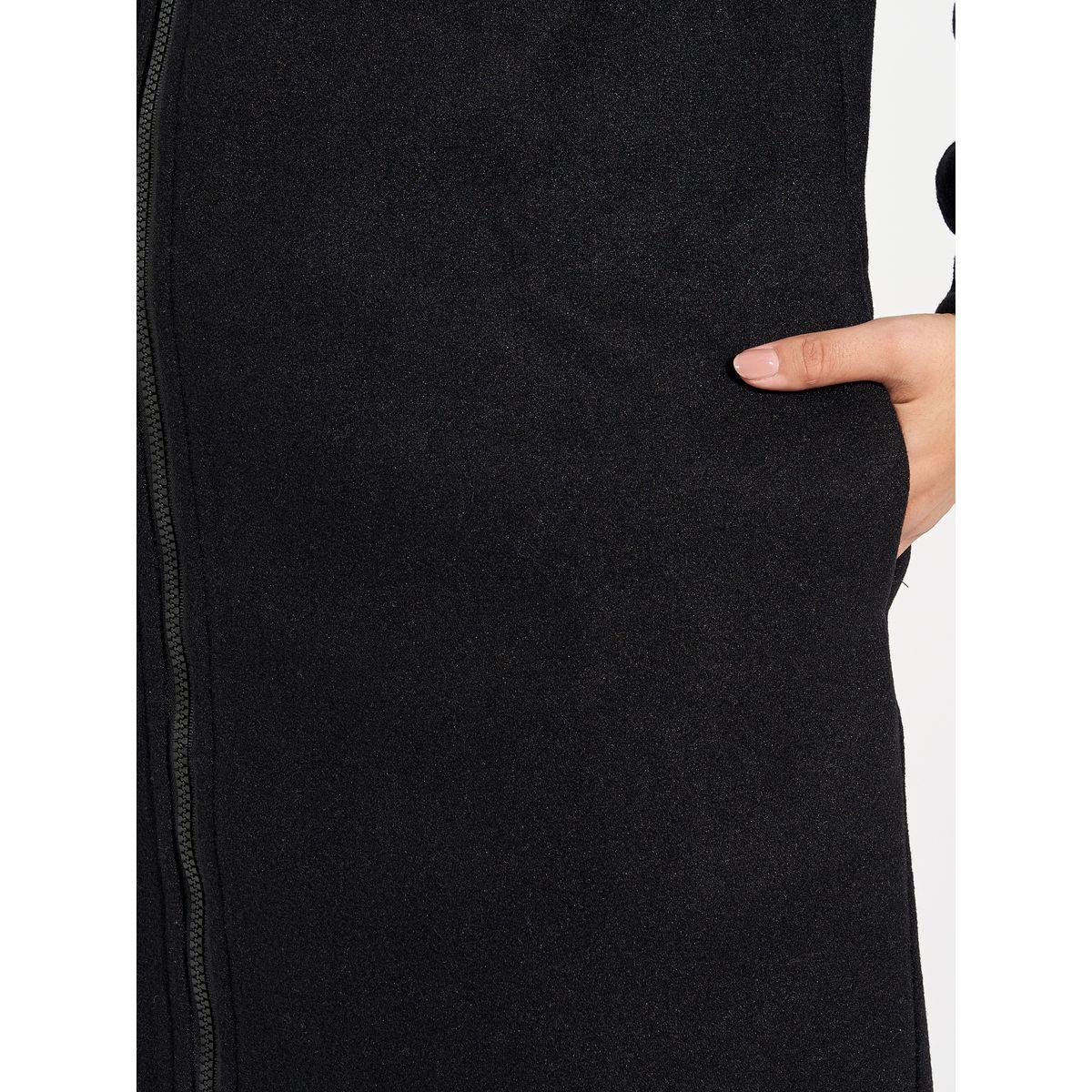 Styli Regular Fit Longline Wool Like Hooded Coat-women-winterwear-coatsandjackets-jackets-image-5