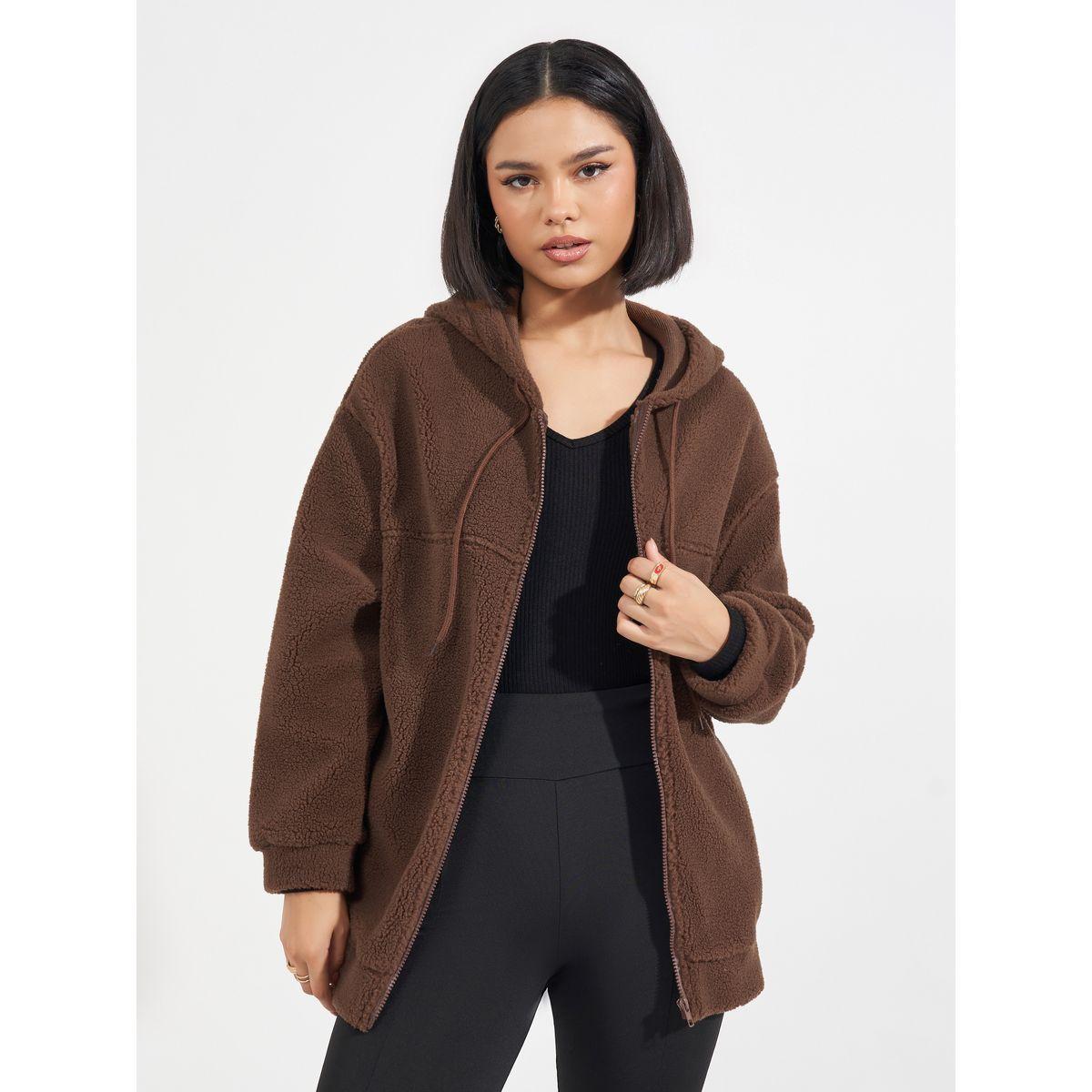 هودي فضفاض بسحَّاب غلق وفرو صناعي-women-clothing-hoodiesandsweatshirts-hoodies-image-2