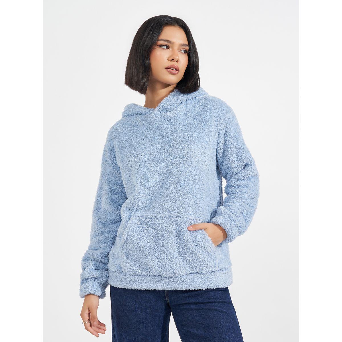 Styli Oversized Longline Faux Fur Hoodie-women-clothing-hoodiesandsweatshirts-hoodies-image-1
